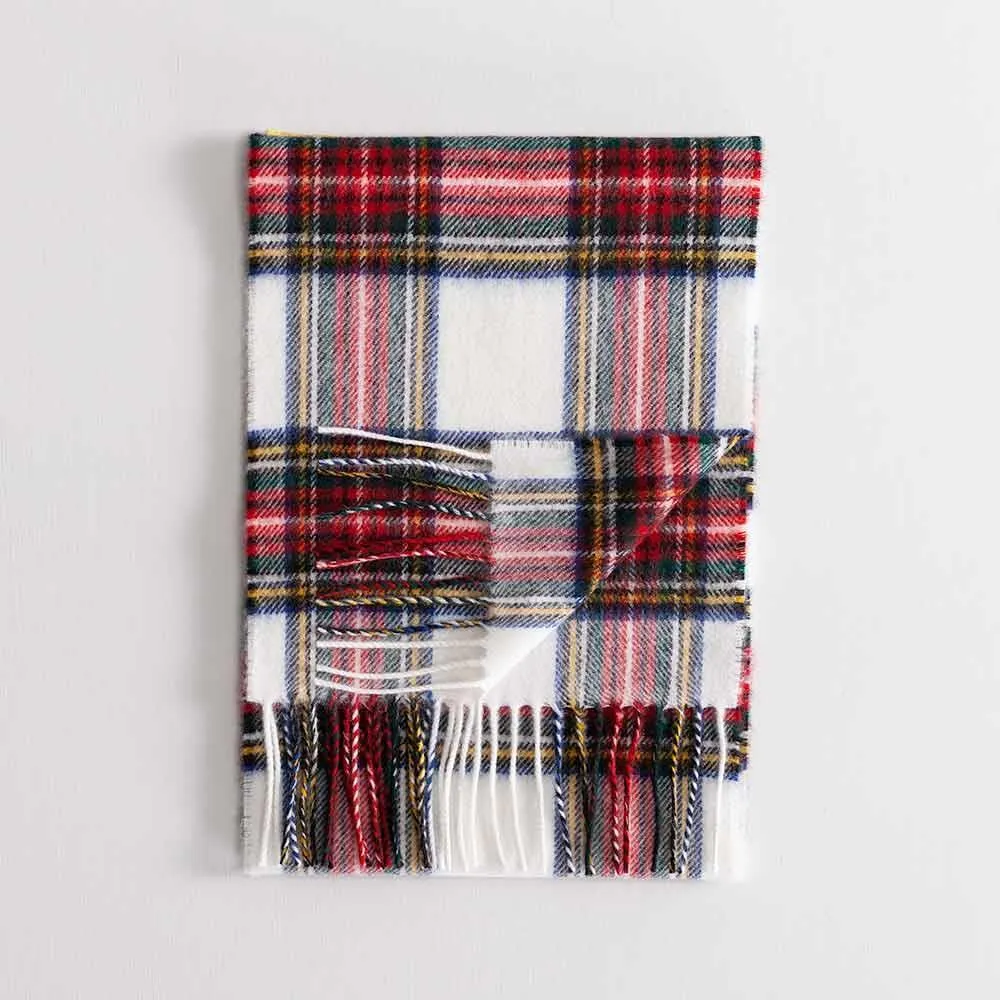 Tartan Lambswool Scarf Stewart Dress Modern