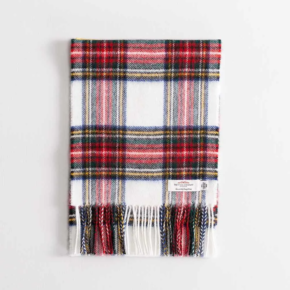 Tartan Lambswool Scarf Stewart Dress Modern