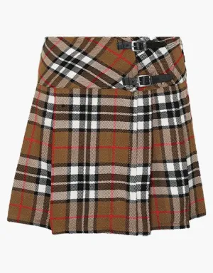 TARTAN MINI SKIRT KILT by CAMEL THOMSON