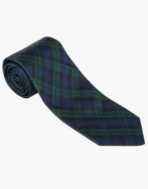 TARTAN TIE WITH BLACK WATCH