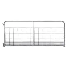 Tarter Galvanized Wire-Filled Tube Gate 10 ft