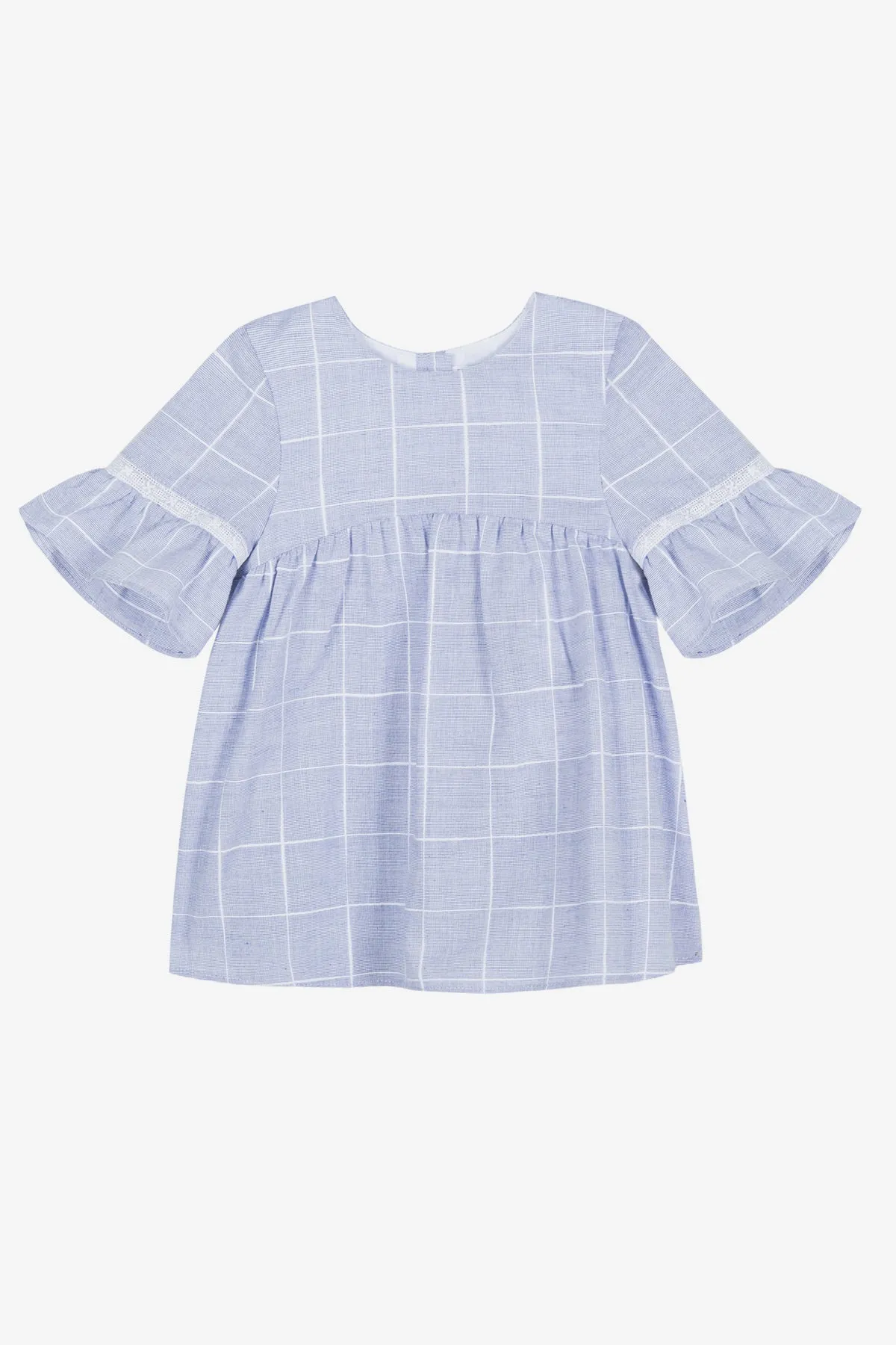 Tartine et Chocolat Baby Girls Blue Riviera Dress (Size 6M left)