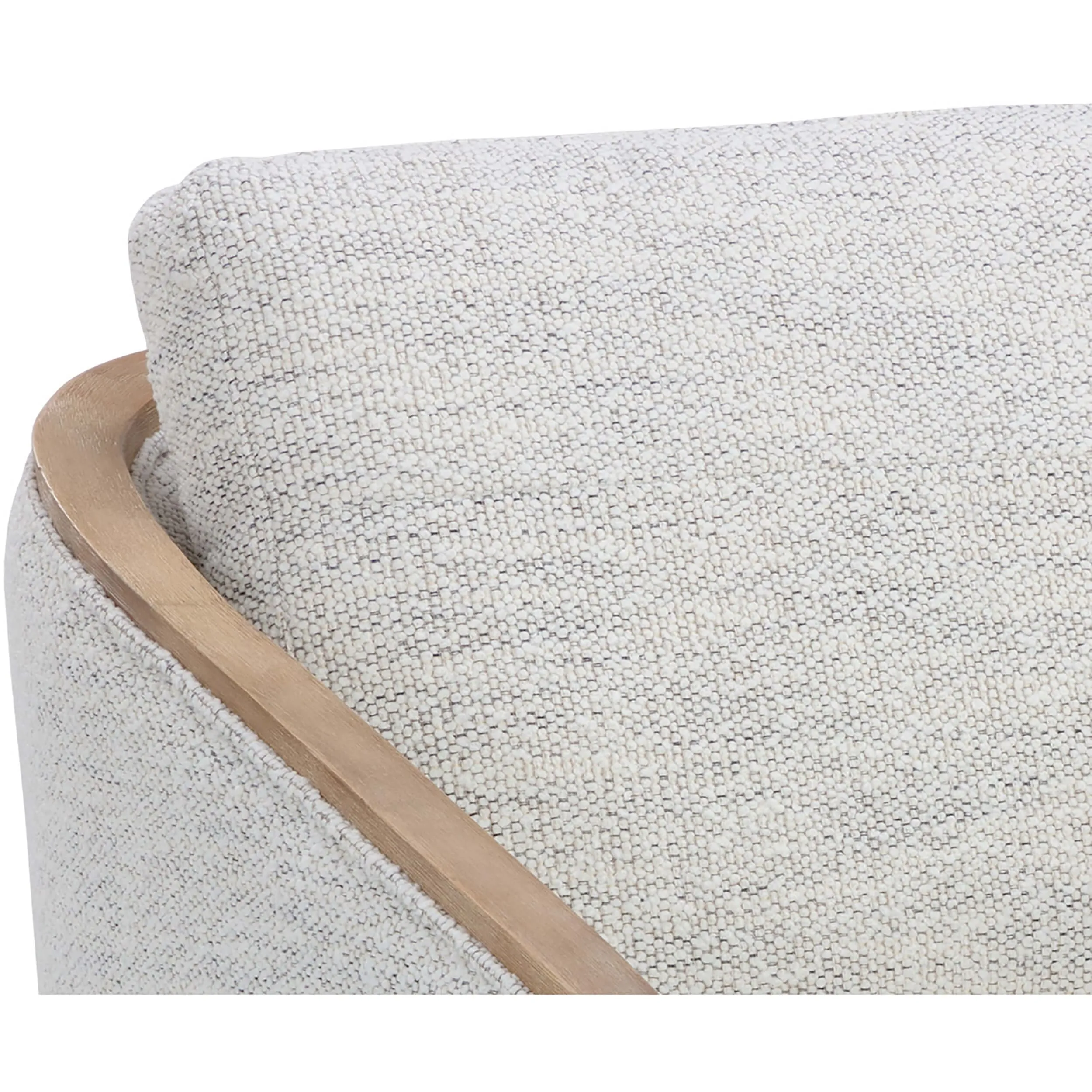 Tasia Swivel Chair, Merino Cotton