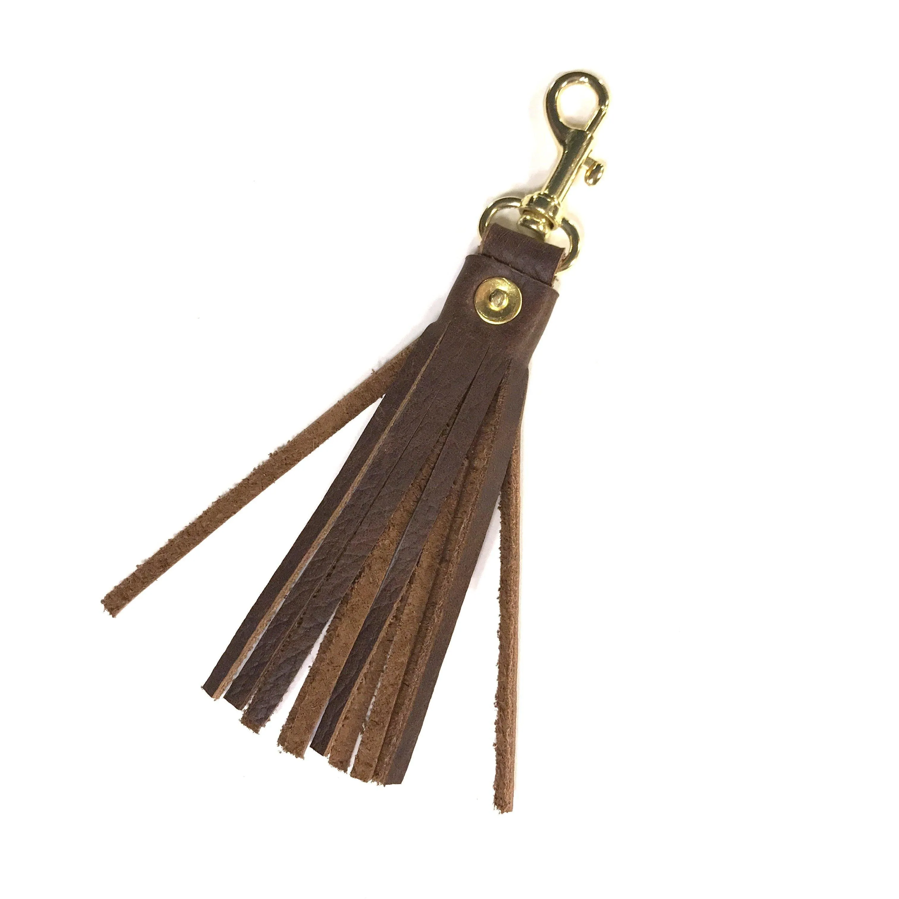 Tassel Leather Key Chain