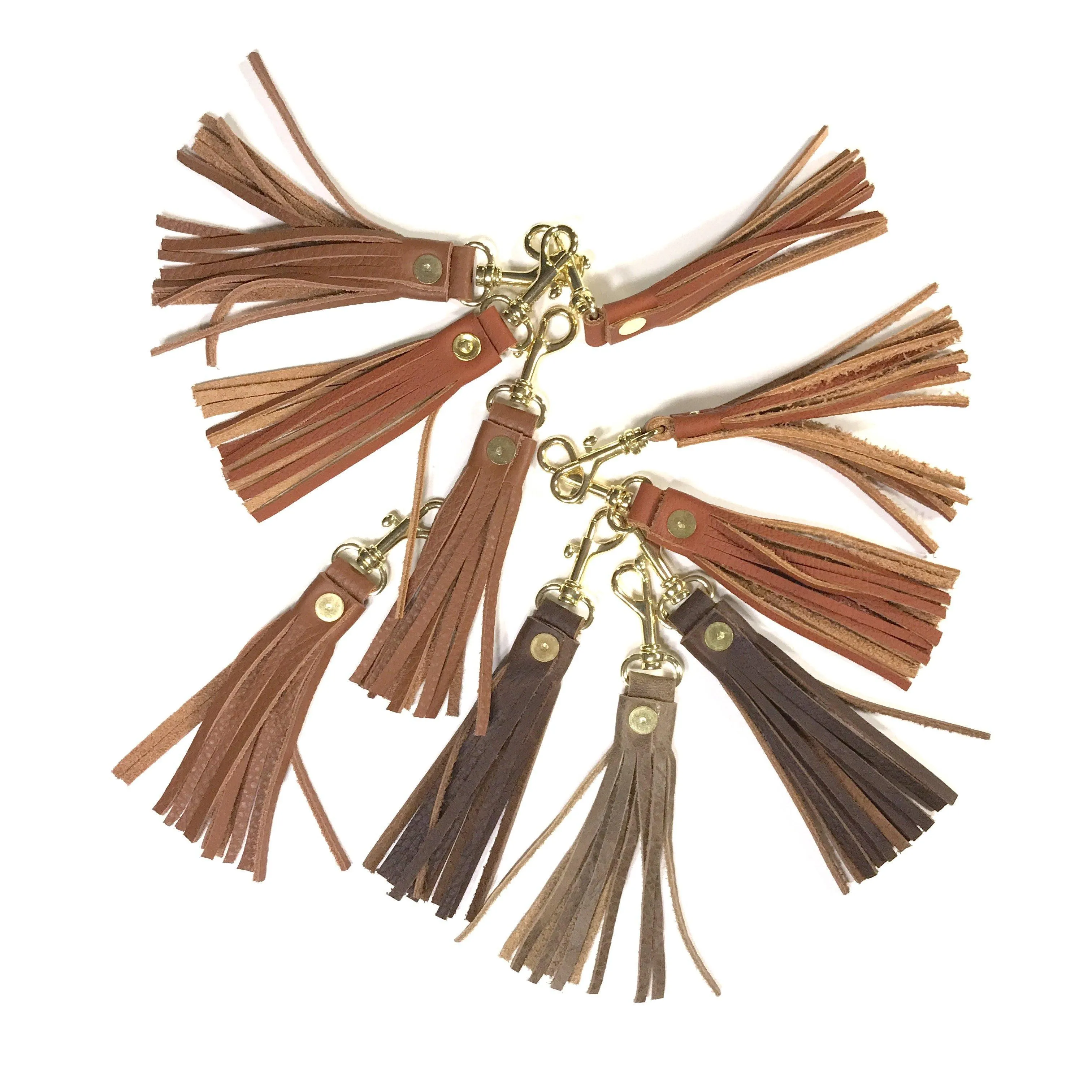 Tassel Leather Key Chain