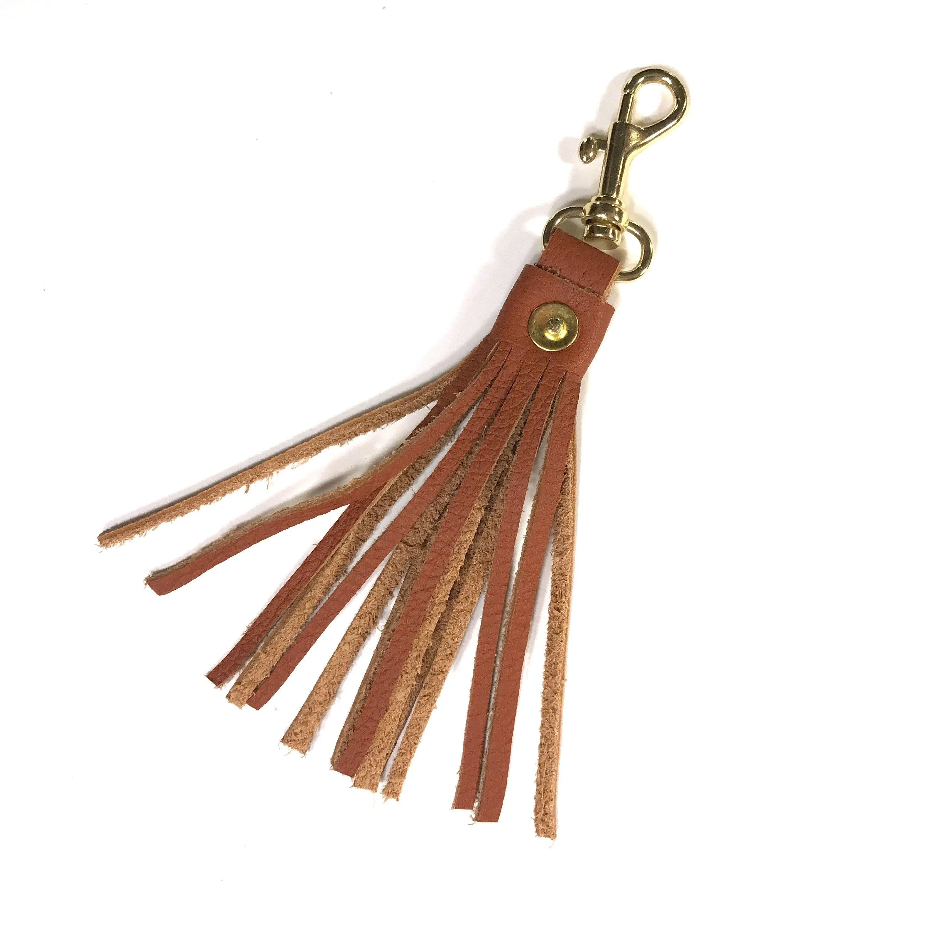 Tassel Leather Key Chain