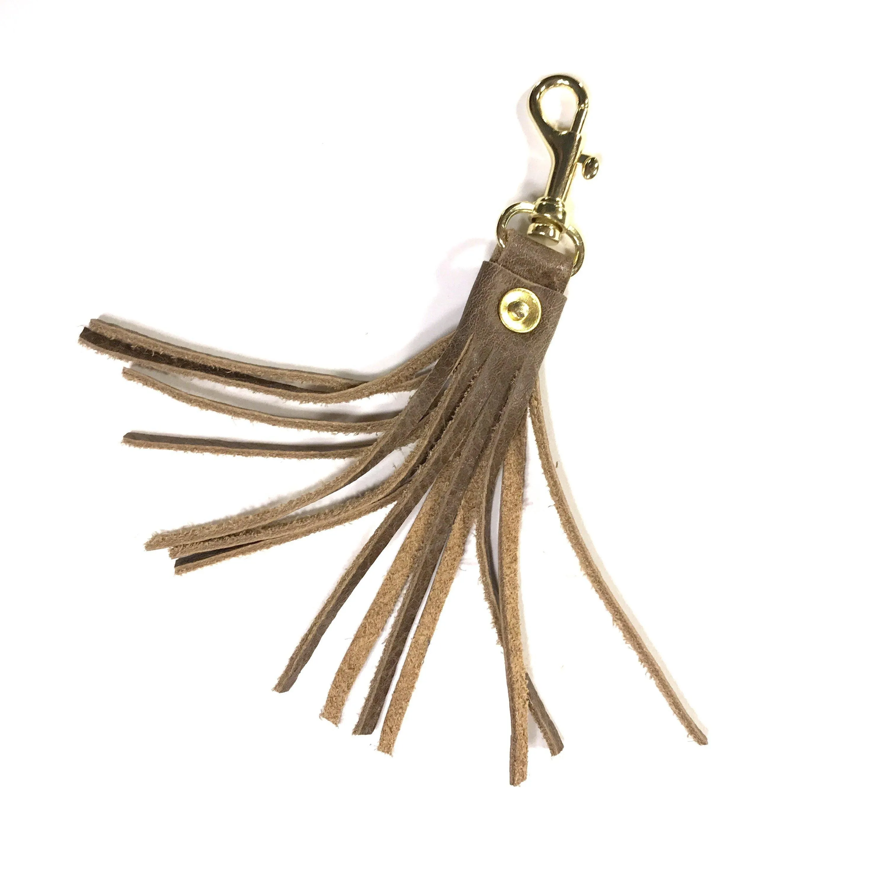 Tassel Leather Key Chain