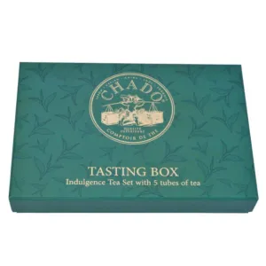 Tasting Box - Indulgence Tea Set with 5 Tubes of Tea