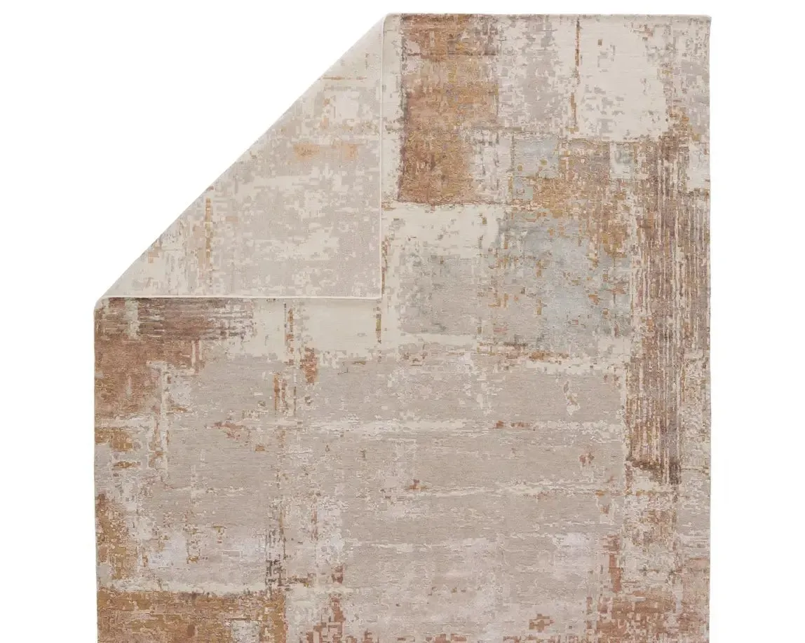 Tattvam Air TVA01 Neutral Beige/Light Grey Rug