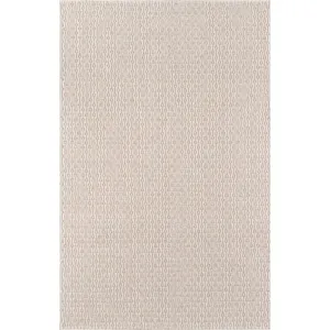 Taupe Capri Indoor Cotton-Wool Blend Area Rug