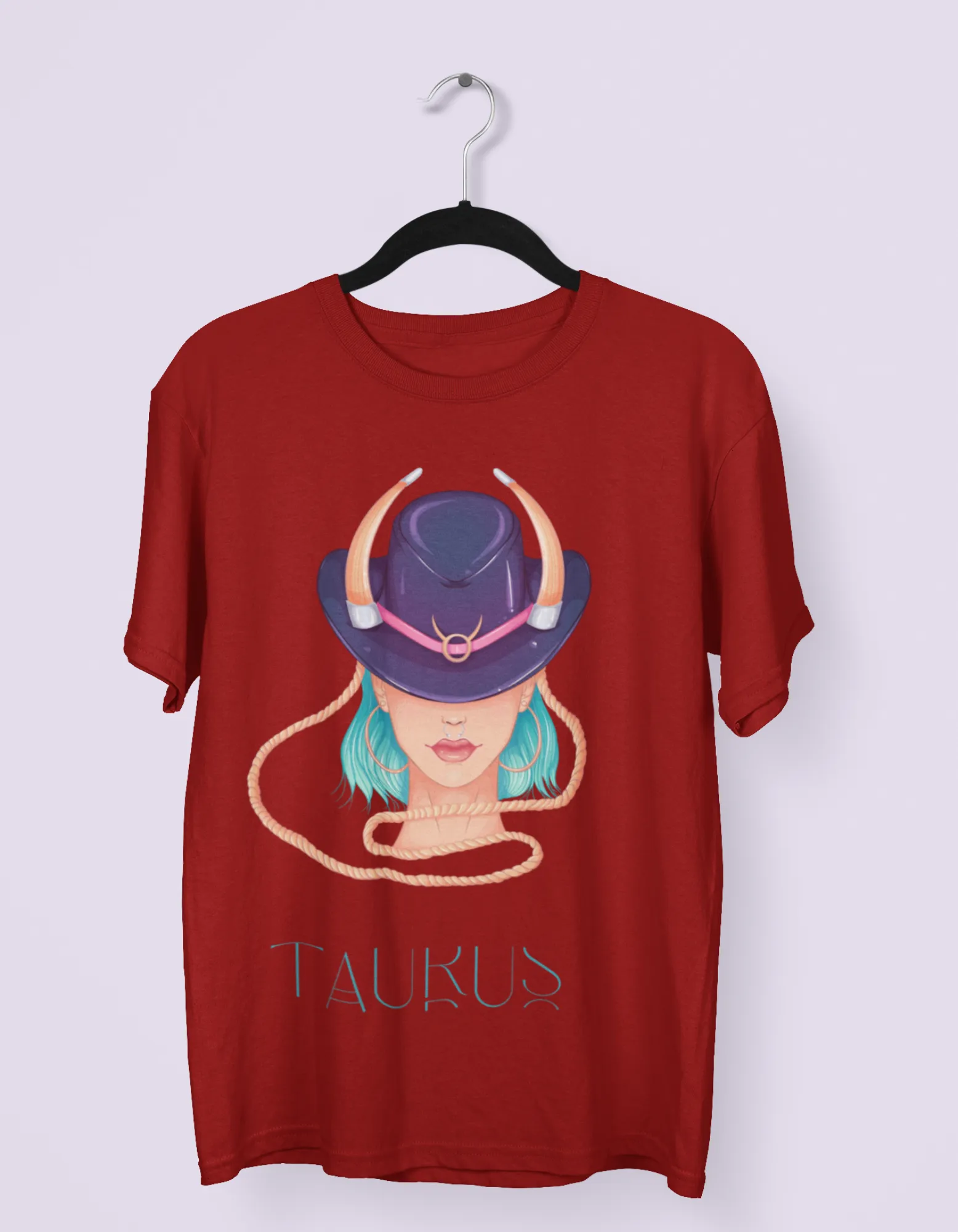 Taurus Zodiac Graphic Printed Oversized T-Shirt For Women