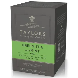 Taylors of Harrogate Green Tea with Mint, 20 Teabags