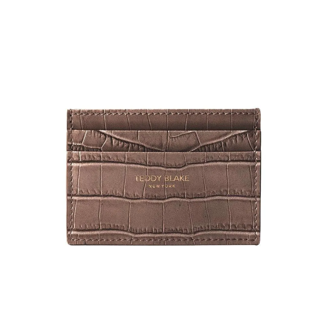 TB Cardholder Croco - Beige