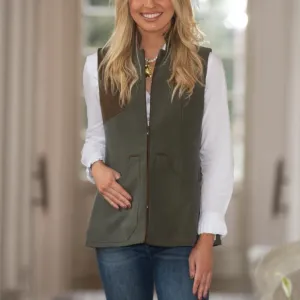 T.ba Ladies Canvas Medallion Vest