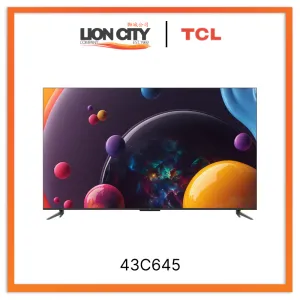 TCL 43C645 43" QLED Smart TV