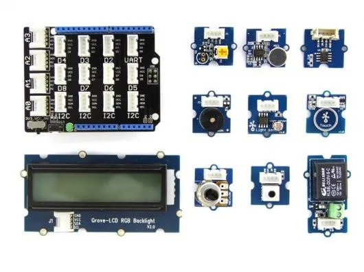 Teacher's Grove kit with Arduino UNO and storage box