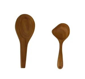 Teak Soup Ladle