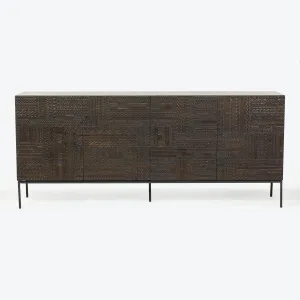 Teak Tabwa 4-Door Sideboard