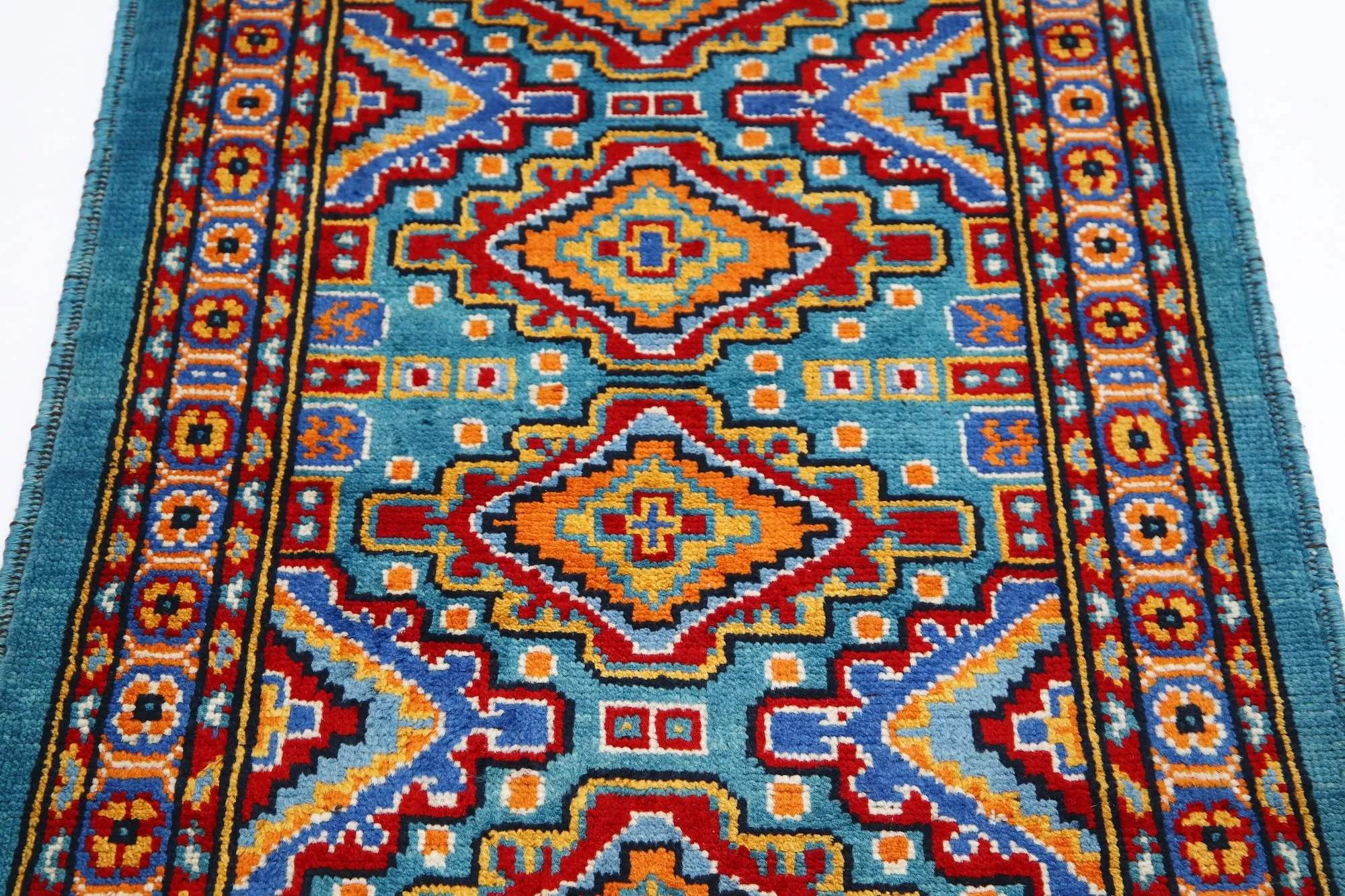 Teal Baluch Revival Hand Knotted Rug