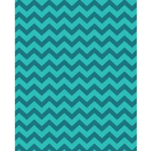 Teal Shades Chevron Printed Backdrop