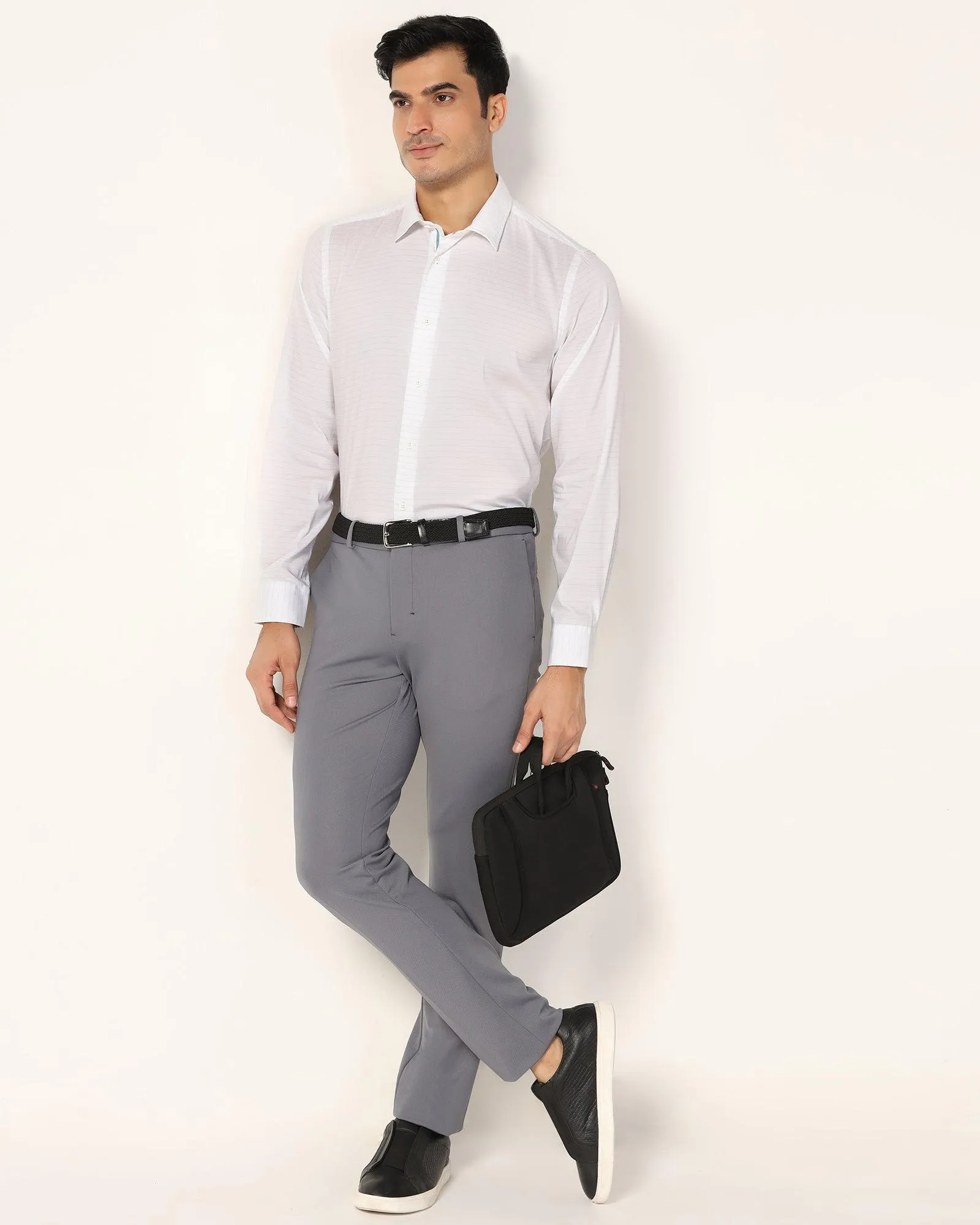 TechPro Formal White Solid Shirt - Theory