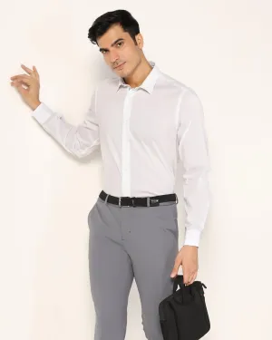 TechPro Formal White Solid Shirt - Theory