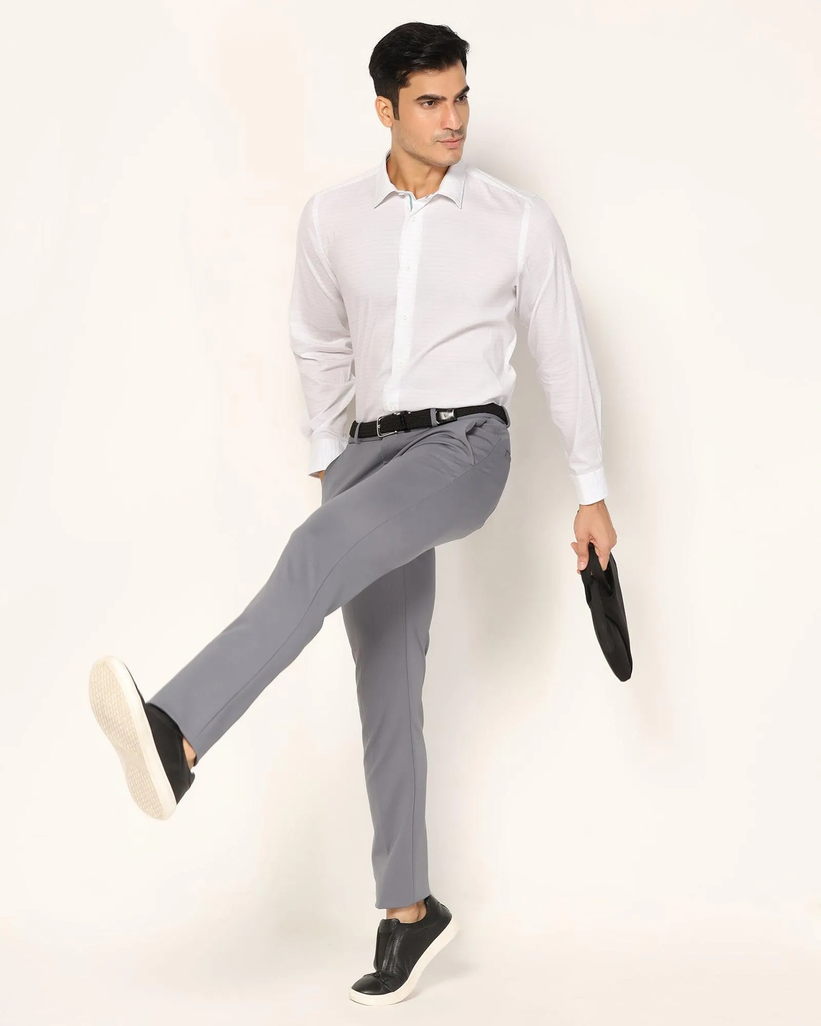 TechPro Formal White Solid Shirt - Theory