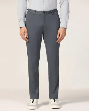 TechPro Slim Fit B-91 Formal Grey Solid Trouser - Explorer