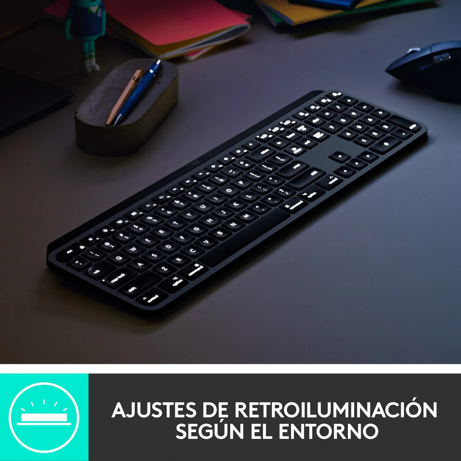 Teclado Bluetooth MX Keys de Logitech