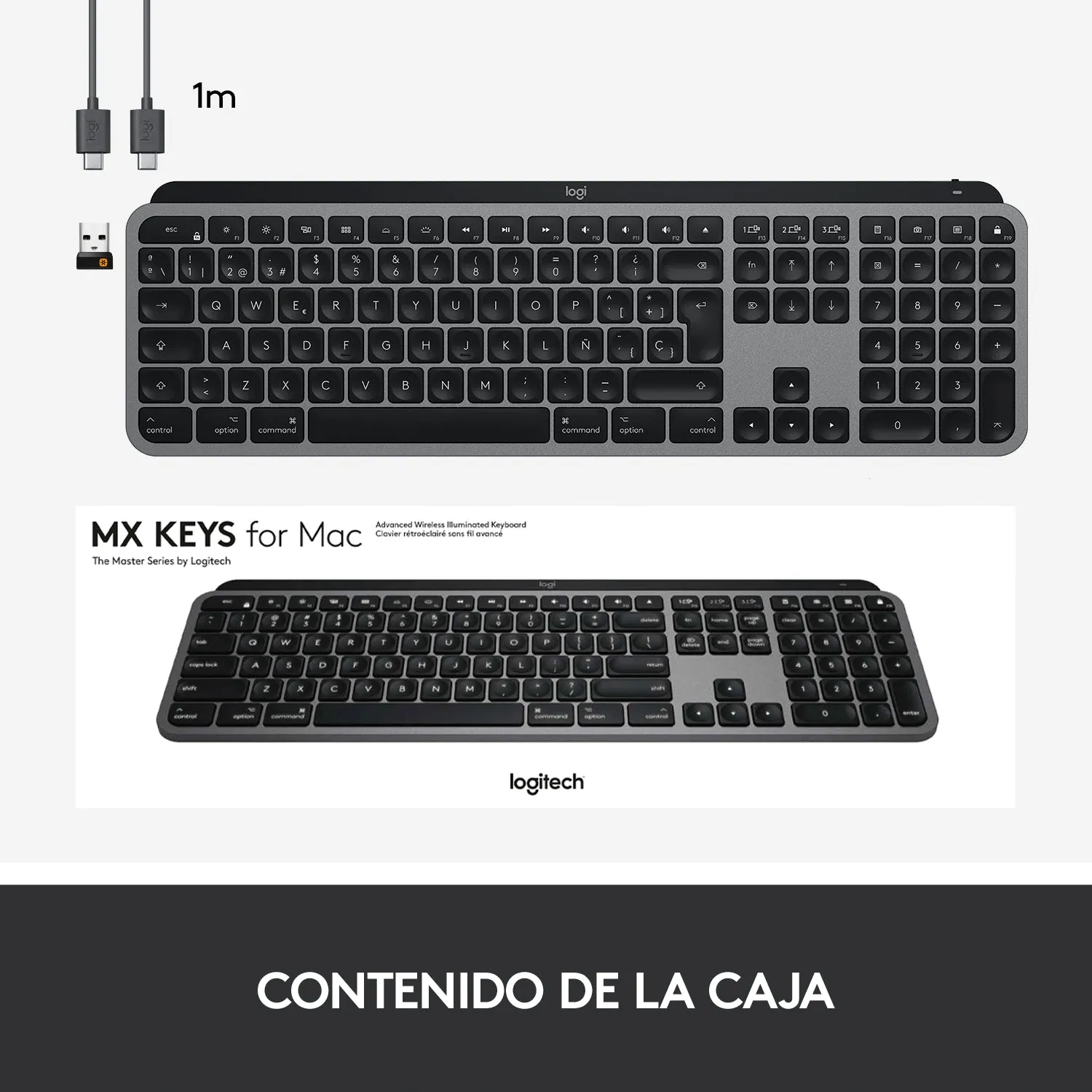 Teclado Bluetooth MX Keys de Logitech