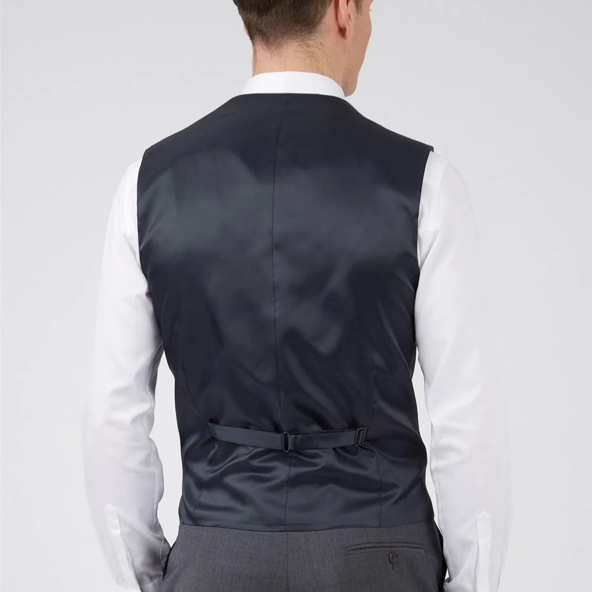 Ted Baker Slim Fit Charcoal Waistcoat