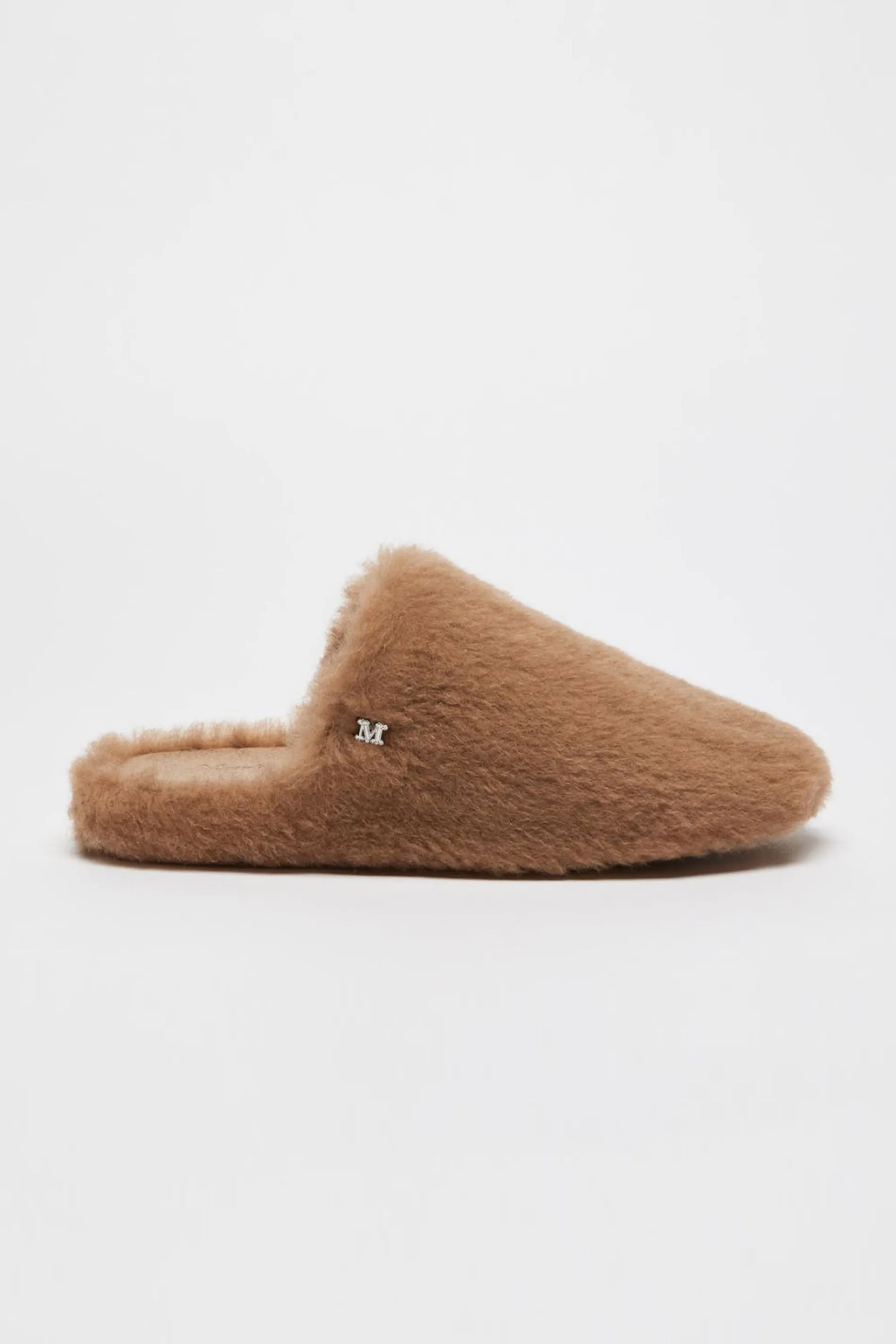 Teddy Slipper Slide in Camel