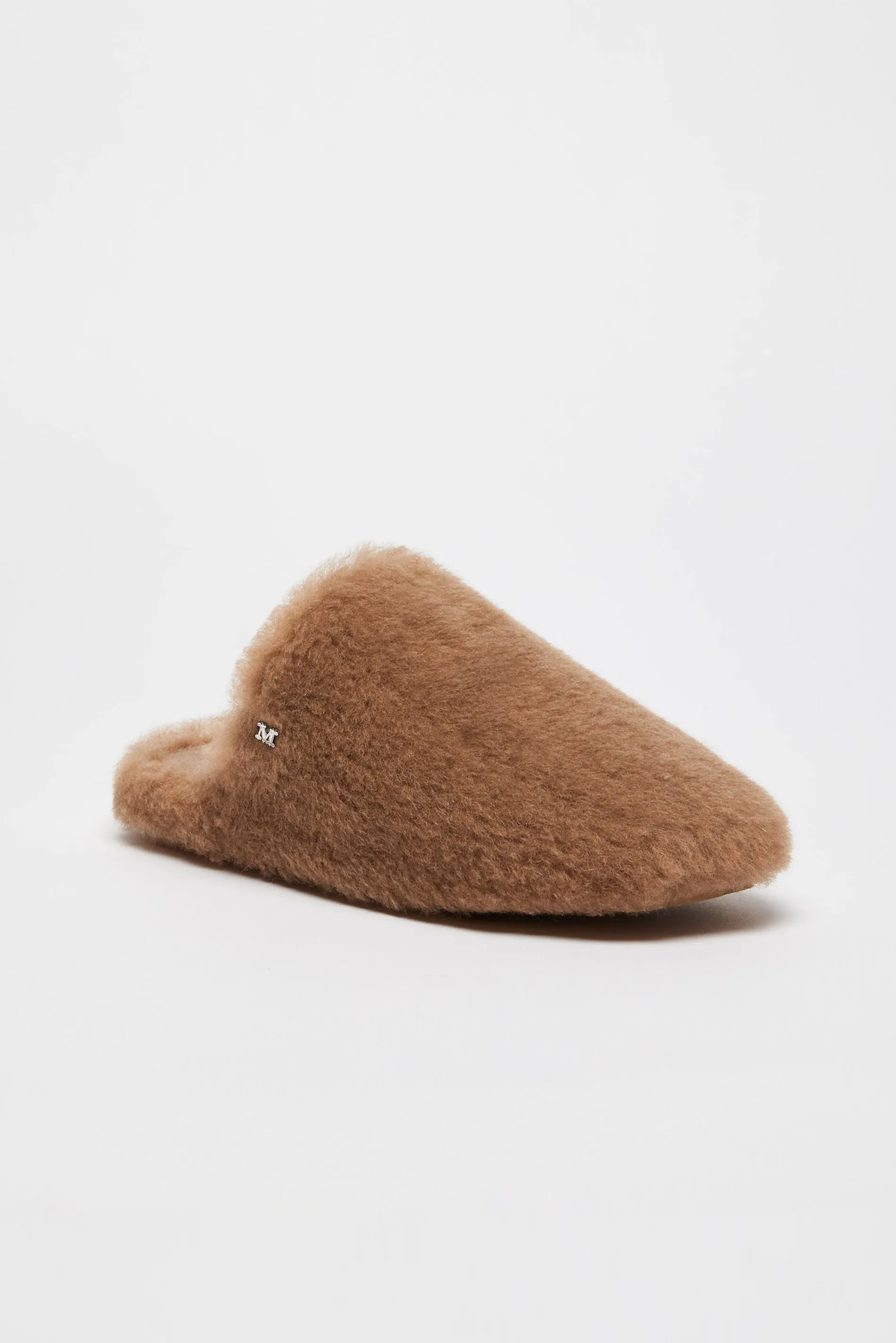 Teddy Slipper Slide in Camel