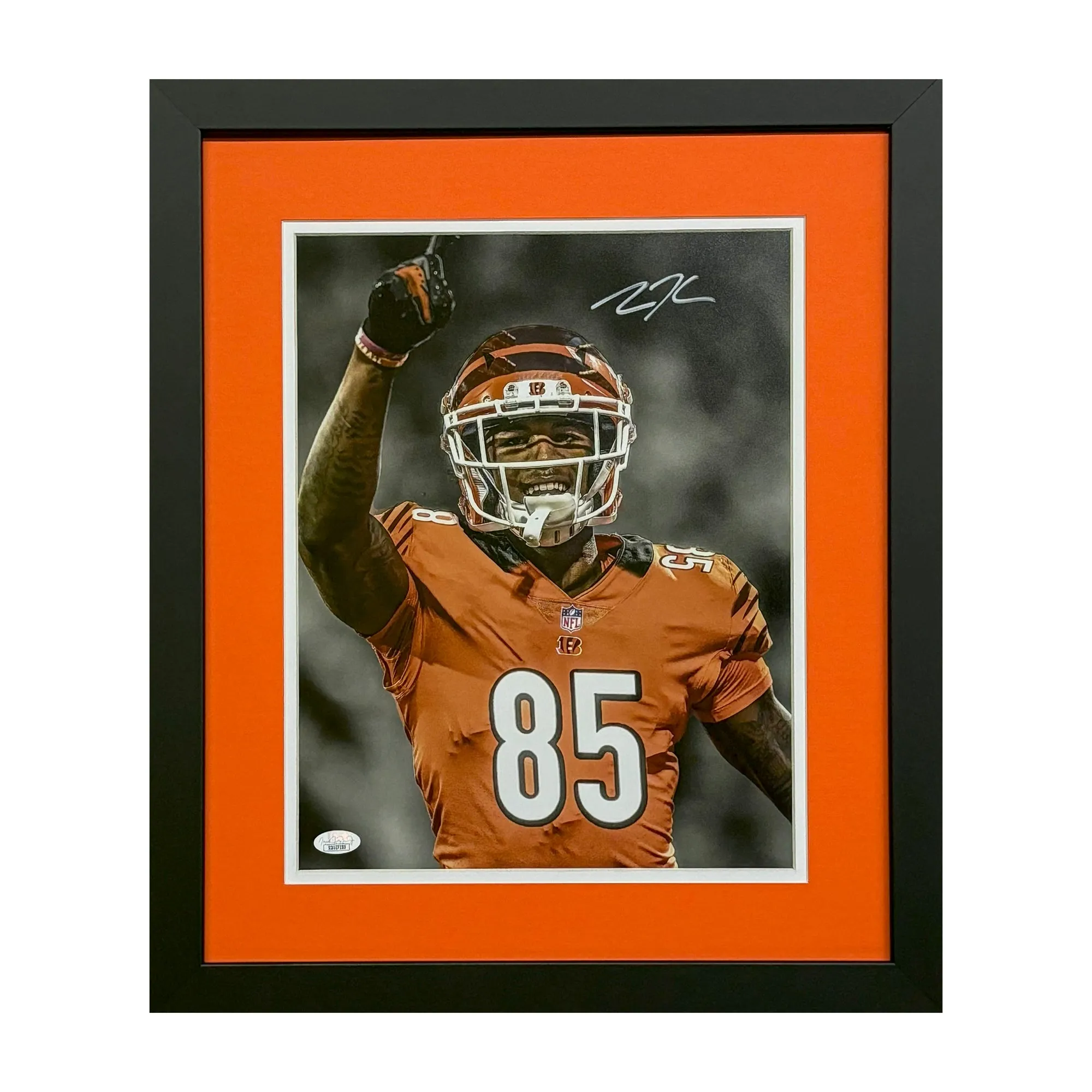 Tee Higgins Signed Cincinnati Bengals Framed 11x14 Photo