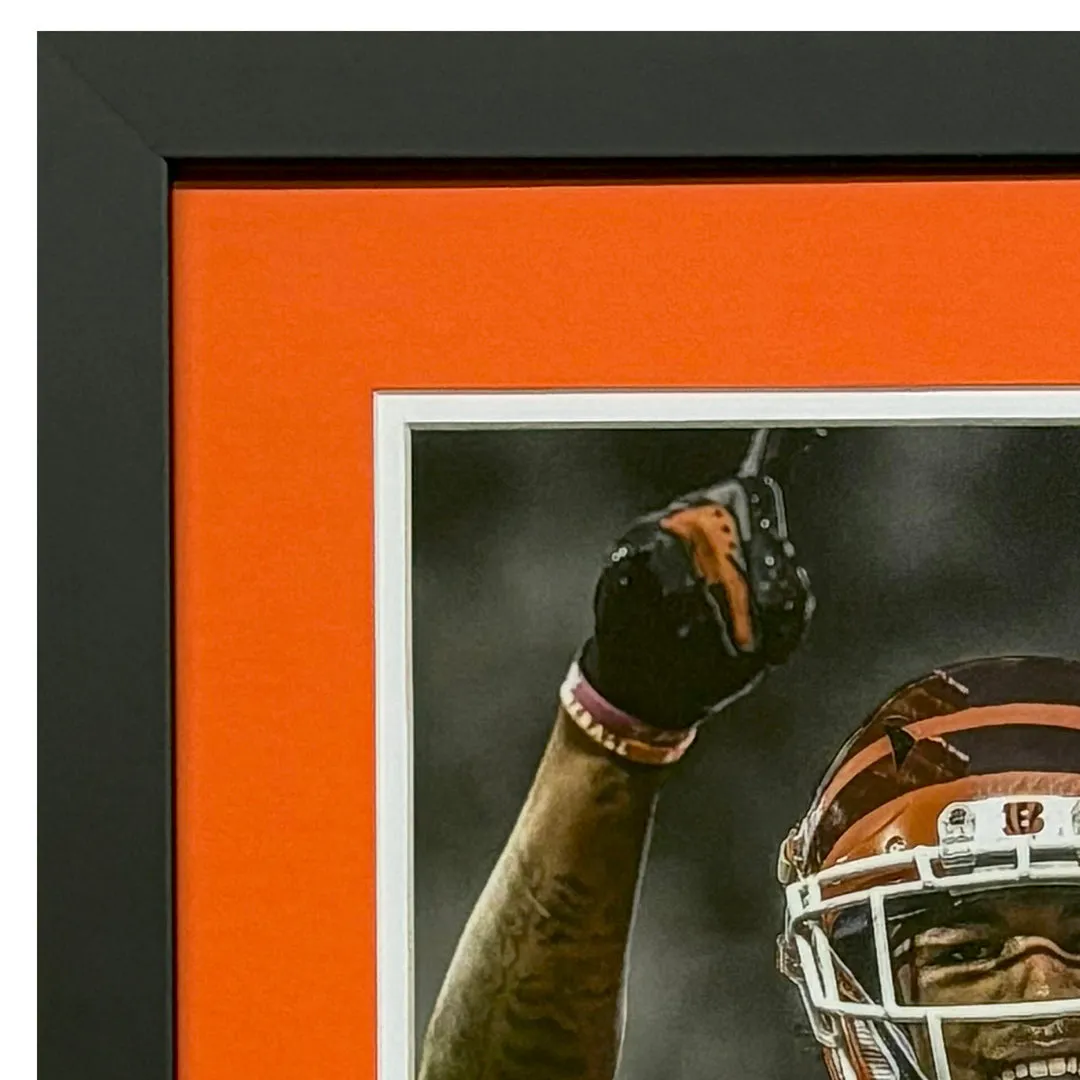 Tee Higgins Signed Cincinnati Bengals Framed 11x14 Photo