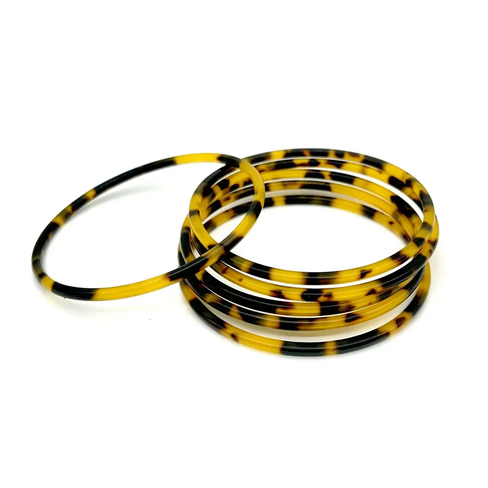 TEEK - 3PCS Tortoise Shell Bracelets