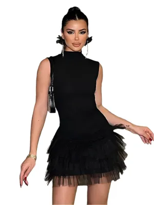 TEEK - Black Mini Tutu Dress