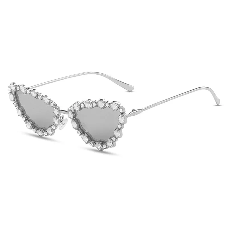 TEEK - Crystal Cat Eye Sunglasses