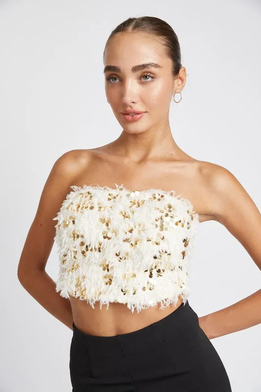 TEEK - FEATHER TUBE TOP