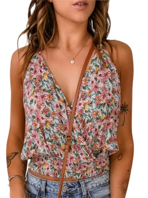 TEEK - Floral Surplice Cami