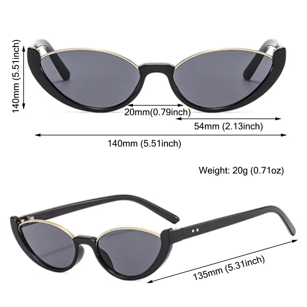 TEEK - Impressed Cat Eye Sunglasses