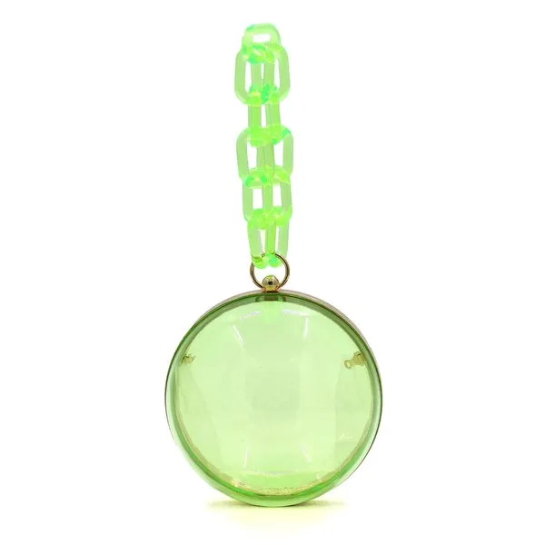 TEEK - See Thru Ball Chain Bag