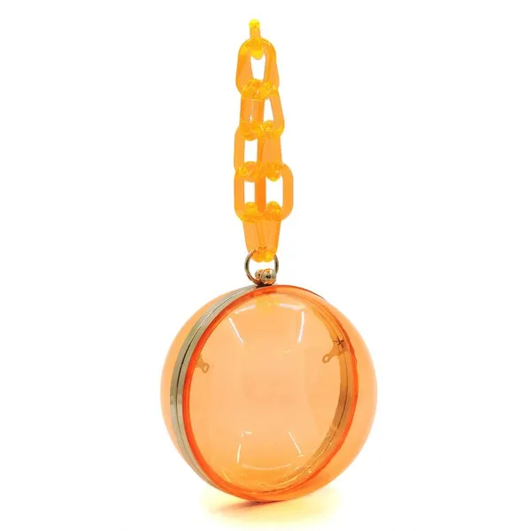 TEEK - See Thru Ball Chain Bag