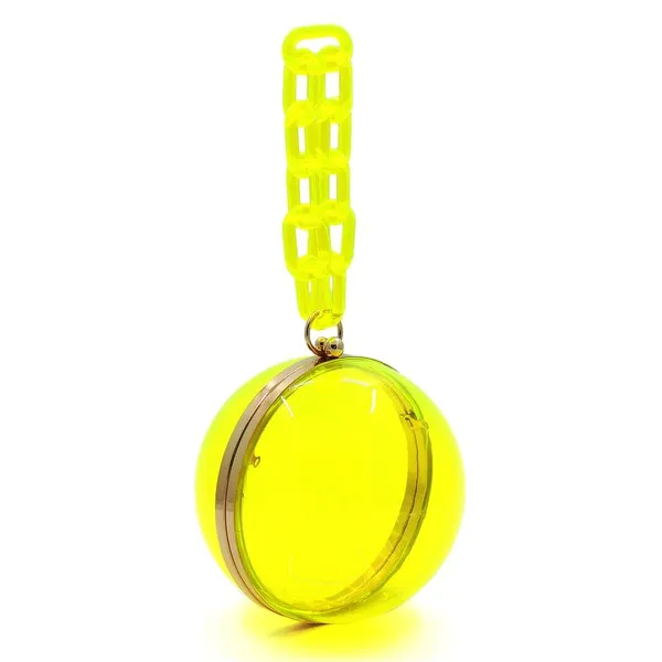 TEEK - See Thru Ball Chain Bag