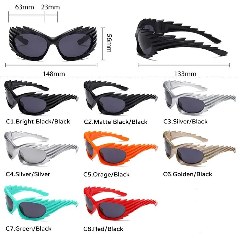 TEEK - Spike Wrap Sunglasses