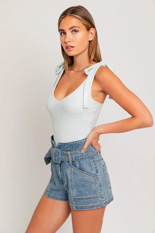 TEEK - Strap Tie Bodysuit