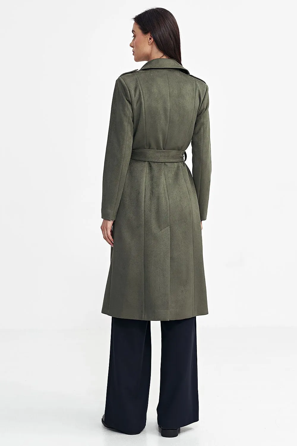 TEEK - Timeless Nubuck Buttoned Coat