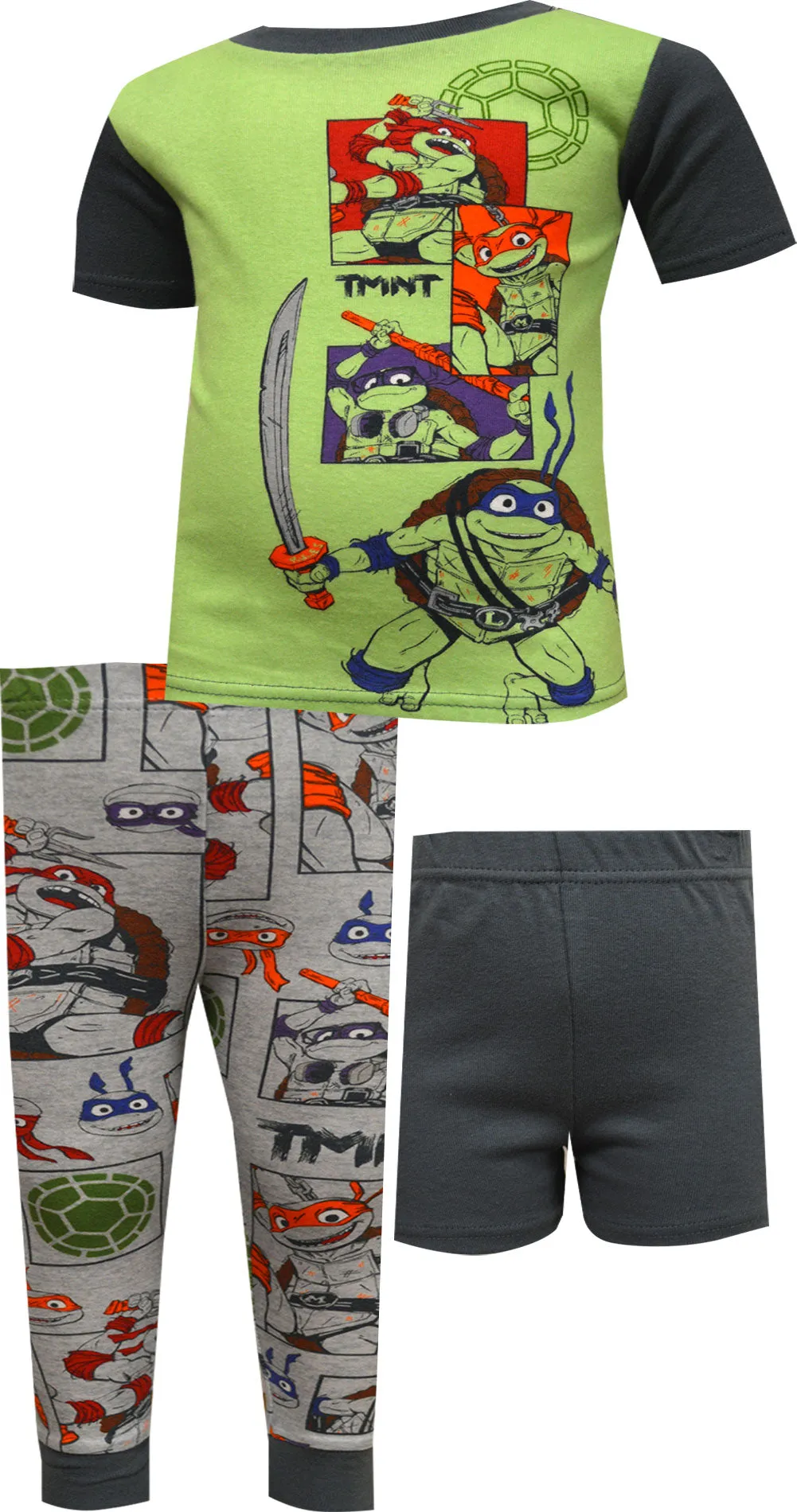 Teenage Mutant Ninja 4 Piece Cotton Pajama Set