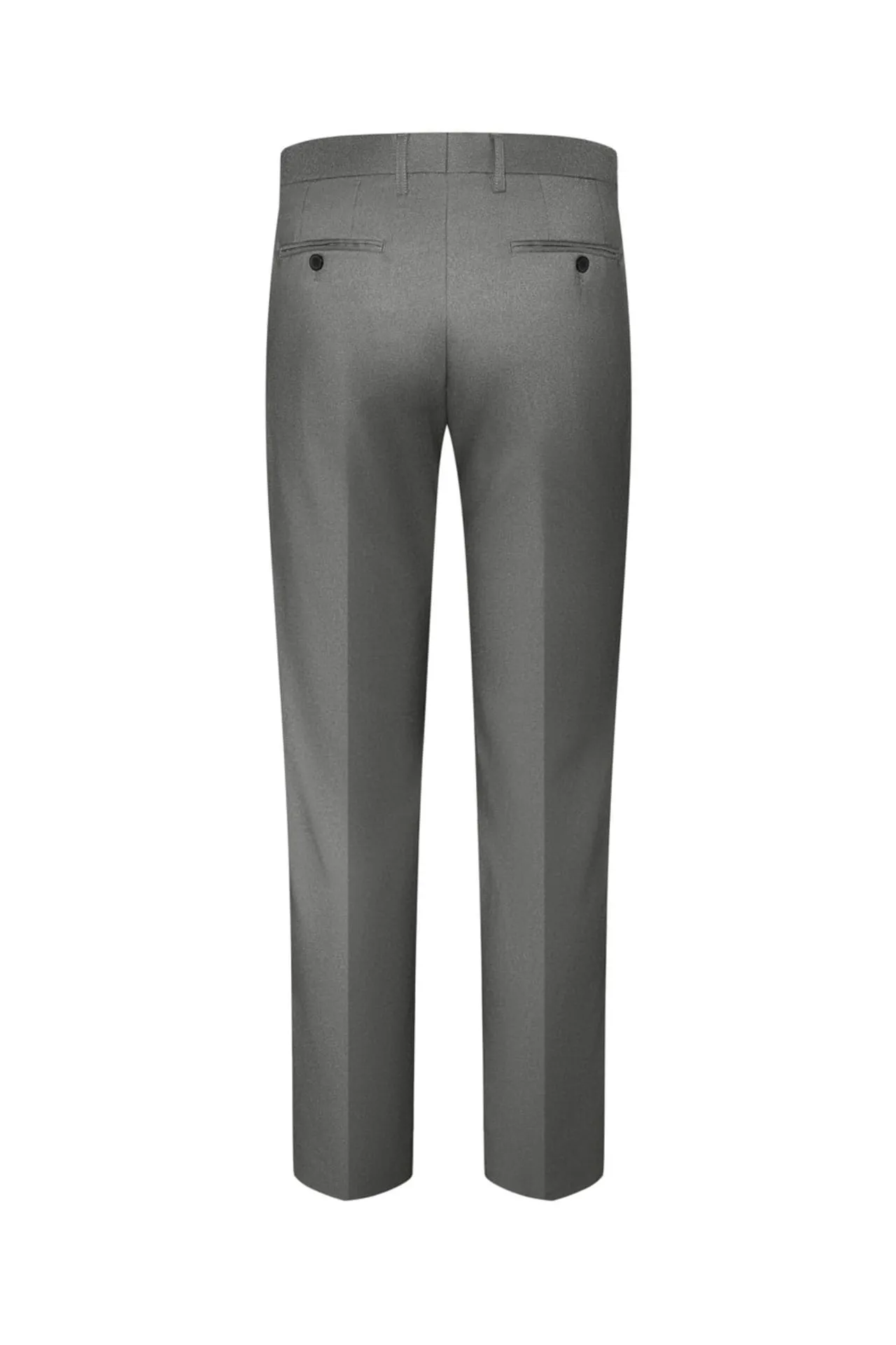 Teflon Smart Fit Twill Suit Pants with Elastic Waist Band