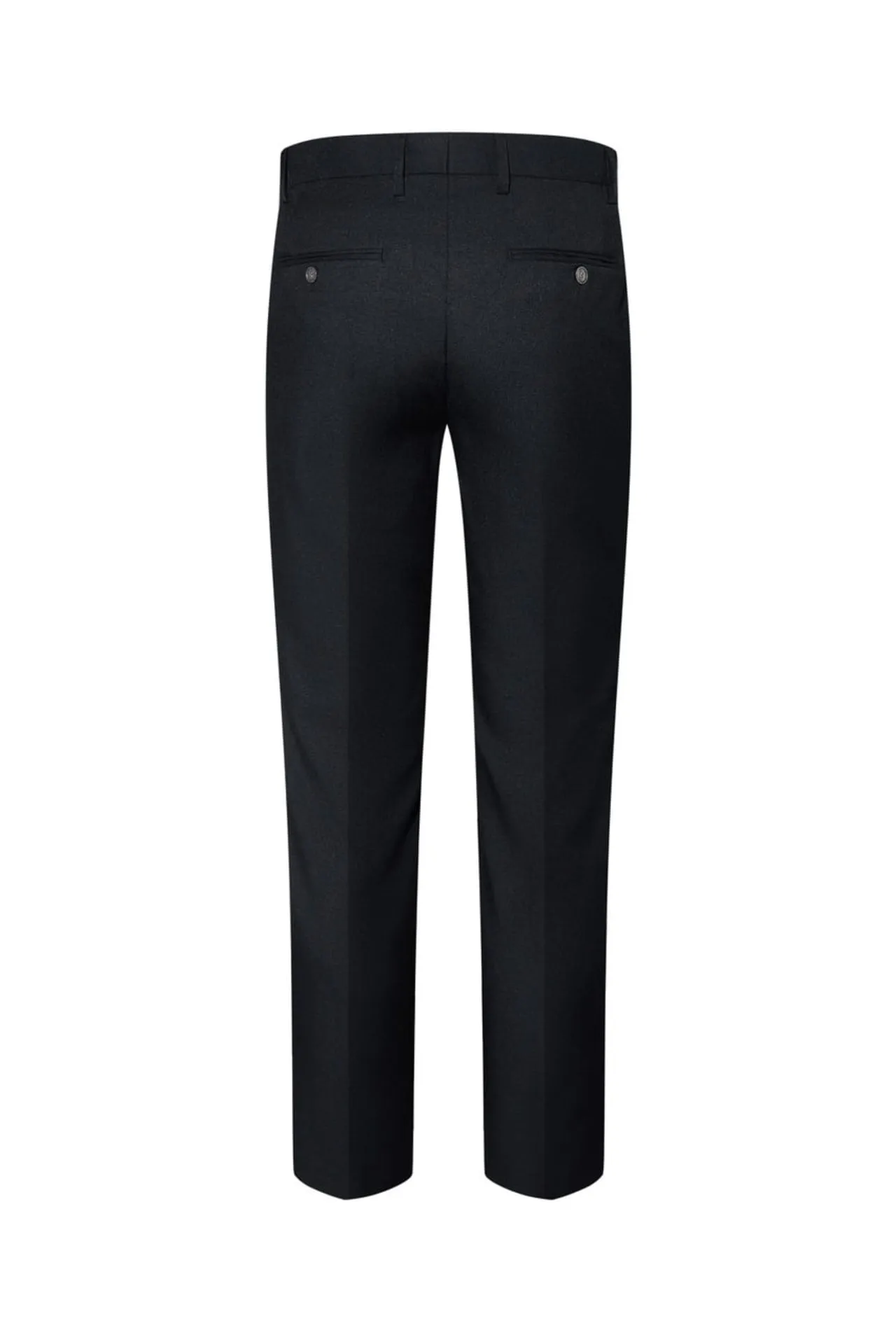 Teflon Smart Fit Twill Suit Pants with Elastic Waist Band